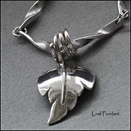 N - Leaf Pendant