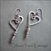 E - Heart Twist Earrings