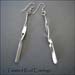E - Twisted Rod Earrings