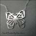 N - Small Butterfly Necklace