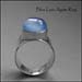 R - Blue Lace Agate Ring