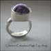 R - Charoite Cabachon High Top Ring