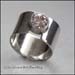 R - Cubic Zirconia Wide Ring