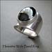 R - Hematite Wide Band Ring