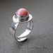 R - Rose Quartz Wrap Ring 
